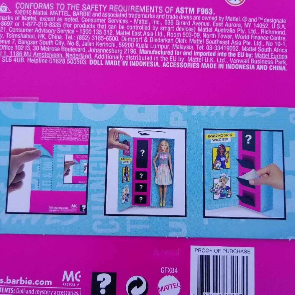 Barbie You Can Be Anything Surprise Career Doll Set Girl Power Blonde NIB - Picture 6 of 7